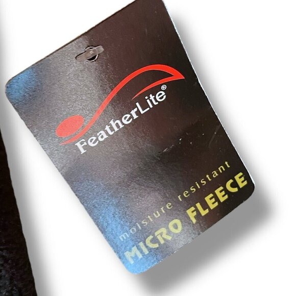 Aiming For Zero Veteran Suicide Awareness Featherlite Black Fleece Vest XL Mens - Picture 6 of 7